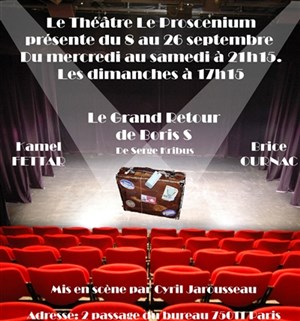 Affiche de Le Grand Retour de Boris S | Théâtre le Proscenium