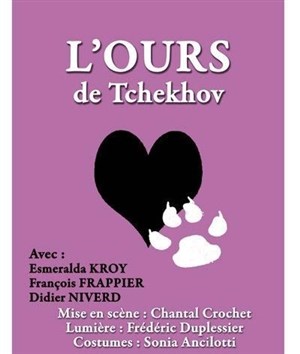 Affiche de L'Ours, de Tchekhov (nouvelle version)