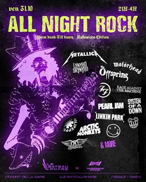 Affiche de All Night Rock – From Dusk Till Dawn – Halloween Edition