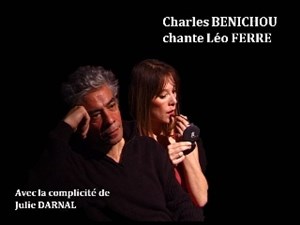 Affiche de Charles Bénichou, chante Léo Ferré