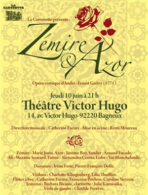 Affiche de Zémire et Azor