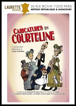 Affiche de Caricatures en courteslignes