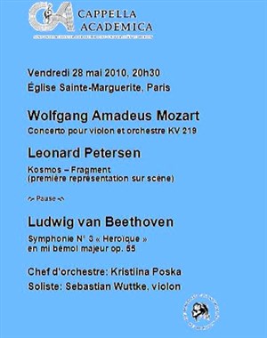 Affiche de Mozart - Petersen - Beethoven