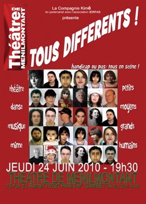 Affiche de Tous Différents !