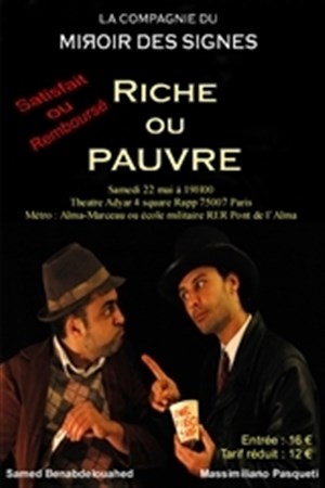 Affiche de Riche ou pauvre