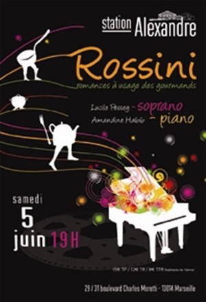 Affiche de Rossini en gourmandise