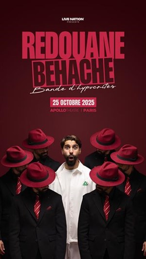 Affiche de Redouane Behache dans Bande d'hypocrites