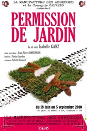 Affiche de Permission de Jardin