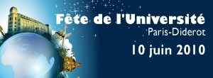 Affiche de Fête de l'Université Paris Diderot - Tous les moulins du monde