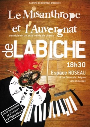 Affiche de Le Misanthrope et l'Auvergnat | Espace Roseau