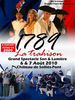 Affiche de Son et lumière 1789 la Trahison