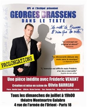 Affiche de Brassens dans le texte