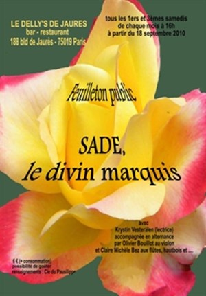 Affiche de Sade - Le Divin Marquis