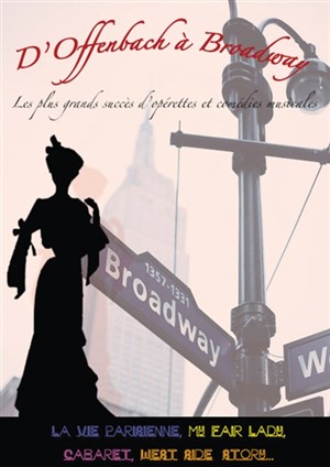 Affiche de D'Offenbach à Broadway