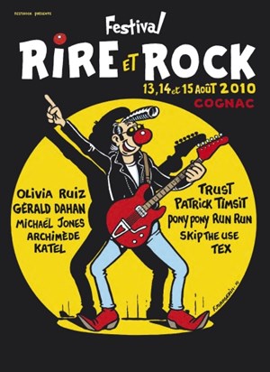 Affiche de Festival Rire et Rock: Tex - Olivia Ruiz - Archimède