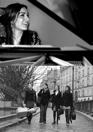 Affiche de Quatuor à cordes Tercea et Varduhi Yeritsyan au piano.
