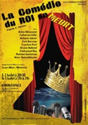 Affiche de La comédie du roi se meurt