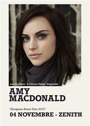Affiche de Amy MacDonald European Arena Tour 2010