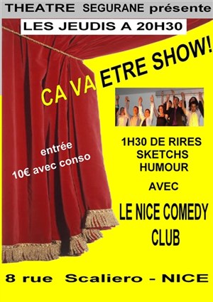 Affiche de Ca va être show au Nice comedy club