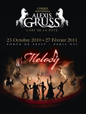 Affiche de Cirque Alexis Gruss : Melody