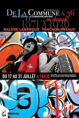 Affiche de De la commune à 36 | Théâtre du collège d'Annecy