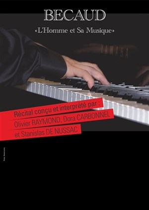 Affiche de Gilbert Bécaud, L'homme et sa musique