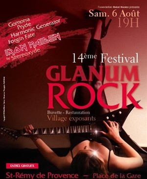 Affiche de Festival Glanum Rock
