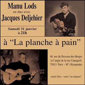 Affiche de Manu Lods et Jacques Deljéhier