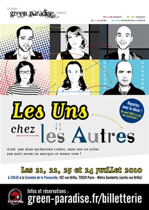Affiche de Les Uns chez les Autres | La Comédie de la Passerelle