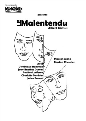 Affiche de Le Malentendu | Théâtre des deux rêves