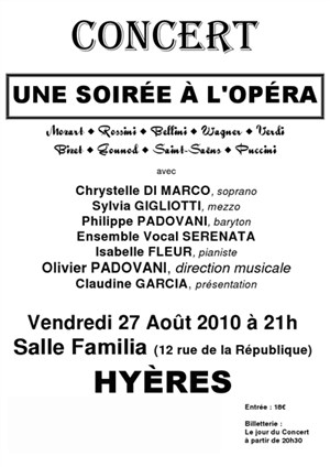 Affiche de Une soirée à l'opéra