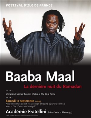 Affiche de Baaba Maal - La dernière nuit du Ramadan