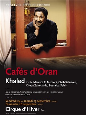 Affiche de Cafés d'Oran | avec Khaled