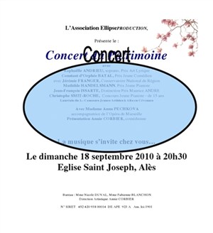 Affiche de Concert du patrimoine