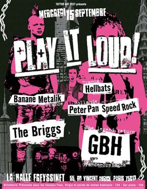 Affiche de Play it loud @ Tattoo Art Fest