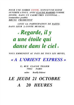Affiche de Regarde, il y a une étoile qui danse dans le ciel