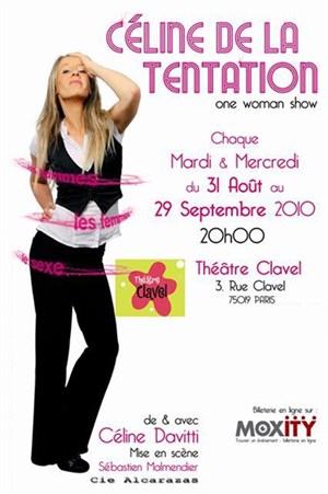 Affiche de Céline Davitti dans Céline de la tentation