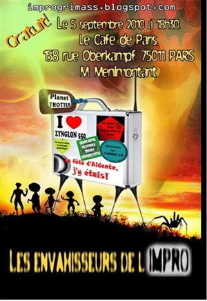 Affiche de Les envahisseurs de l'impro