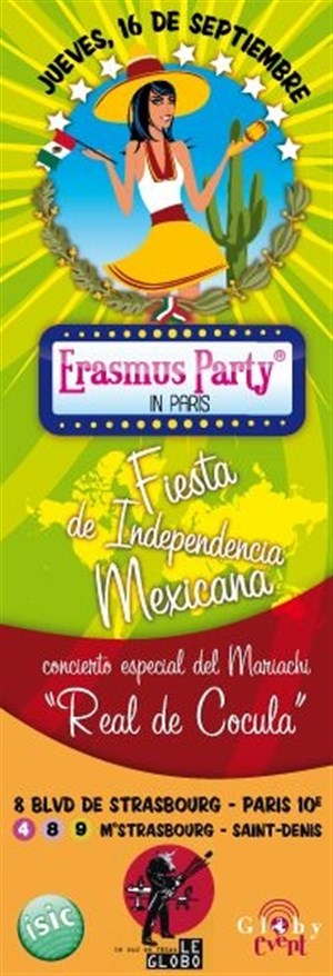 Affiche de Erasmus party in Paris special Mexico