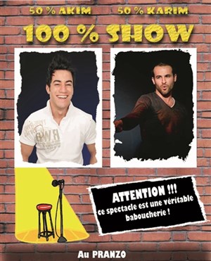 Affiche de 50% Akim, 50% Karim, 100% Show !