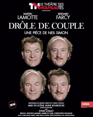 Affiche de Drôle de couple | avec Martin Lamotte et Bernard farcy