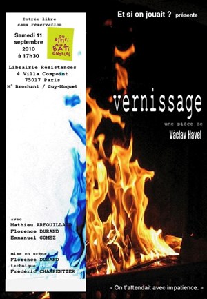 Affiche de Vernissage | Librairie résistances