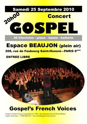 Affiche de Gospel's French Voices