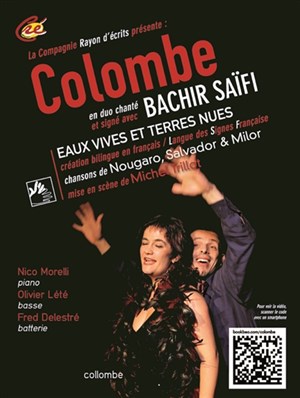 Affiche de Eaux vives et terres nues : Colombe et Bachir Saïfi en duo chanté et signé
