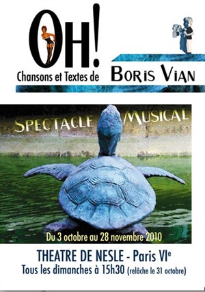 Affiche de Oh! textes et chansons de Boris Vian