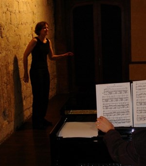 Affiche de Schumann : Lieder - Concert Conté : Chants d'Ombre et de Merveille