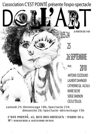 Affiche de Expo-spectacle Doll'art