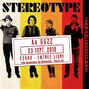 Affiche de Portes ouvertes des ateliers d'artistes de Bagnolet avec concert de Stereotype
