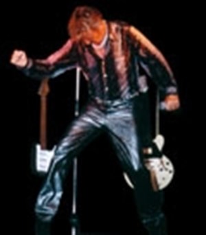 Affiche de Diner spectacle Johnny Rock (sosie Johnny Hallyday )