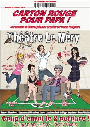 Affiche de Carton rouge pour papa !